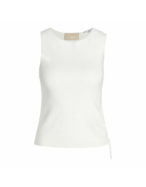 Canotta Donna Jack & Jones Jxdahlia Top Knit Bianco
