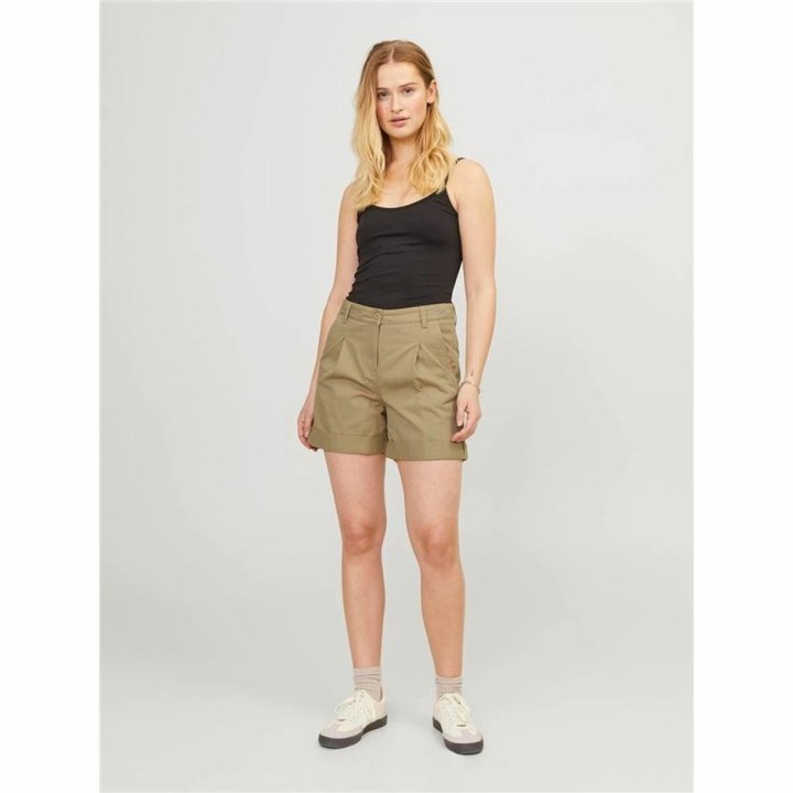 Pantalon court Jack & Jones Jxmaddy Rlx Beige