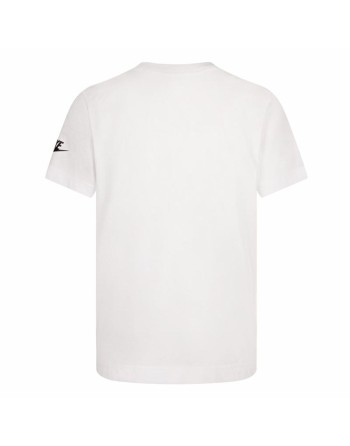 Maglia a Maniche Corte per Bambini Nike Sport Splash  Bianco