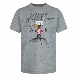 Børne Kortærmet T-shirt Nike Icons Of Play Grå