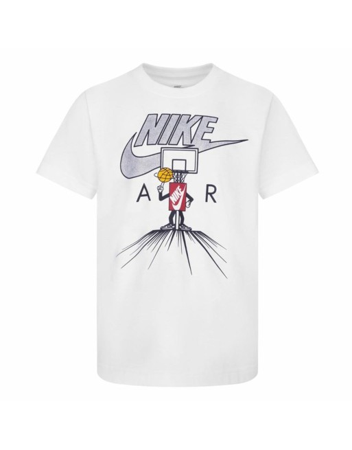 Child's Short Sleeve T-Shirt Nike Icons Of Play White
