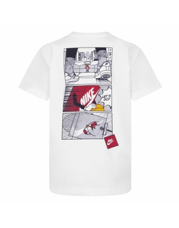 Child's Short Sleeve T-Shirt Nike Icons Of Play White