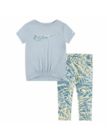 Sportstøj til Børn Nike Dri-Fit Grå Multifarvet 2 Dele