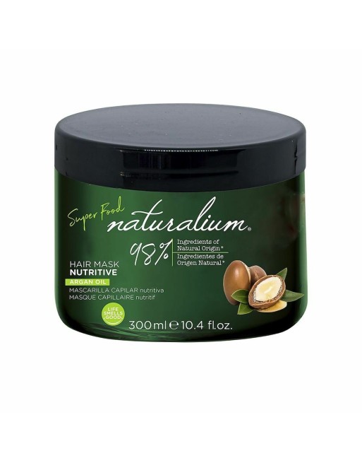 Maschera per Capelli Nutriente Naturalium Super Food Olio d'Argan (300 ml)