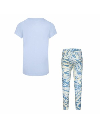 Ensemble de Sport pour Enfants Nike Dri-Fit Vert Multicouleur 2 Pièces