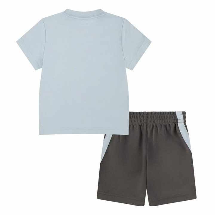 Completo Sportivo per Bambini Nike Df Icon Grigio Multicolore 2 Pezzi