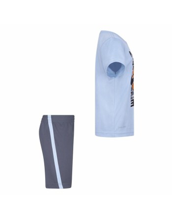 Ensemble de Sport pour Enfants Nike Df Icon Gris Multicouleur 2 Pièces