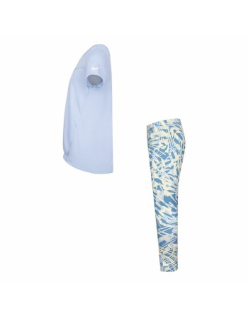 Conjunto Deportivo para Niños Nike Dri-Fit Verde Multicolor 2 Piezas