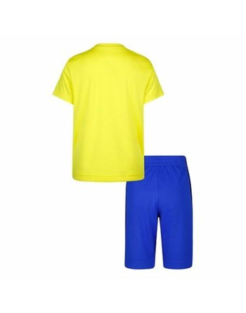 Completo Sportivo per Bambini Nike Giallo Azzurro 2 Pezzi