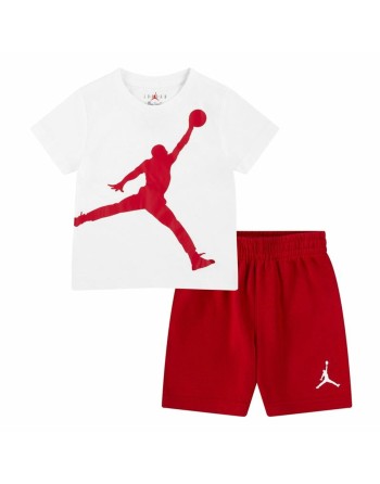 Conjunto Deportivo para Niños Nike Blanco Rojo 2 Piezas