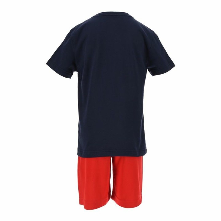 Completo Sportivo per Bambini Converse Azzurro Rosso Multicolore 2 Pezzi