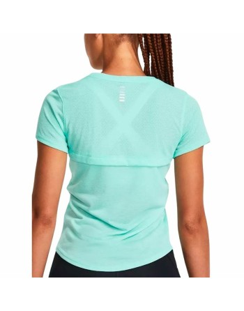 Maglia a Maniche Corte Donna Under Armour Streaker Ss Acquamarina