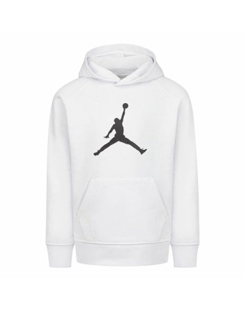 Sudadera con Capucha Niño Nike Jordan Jumpman Logo Blanco