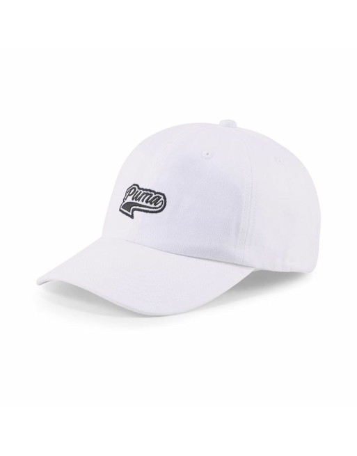 Gorra Deportiva Puma Script Logo Blanco Multicolor Talla única