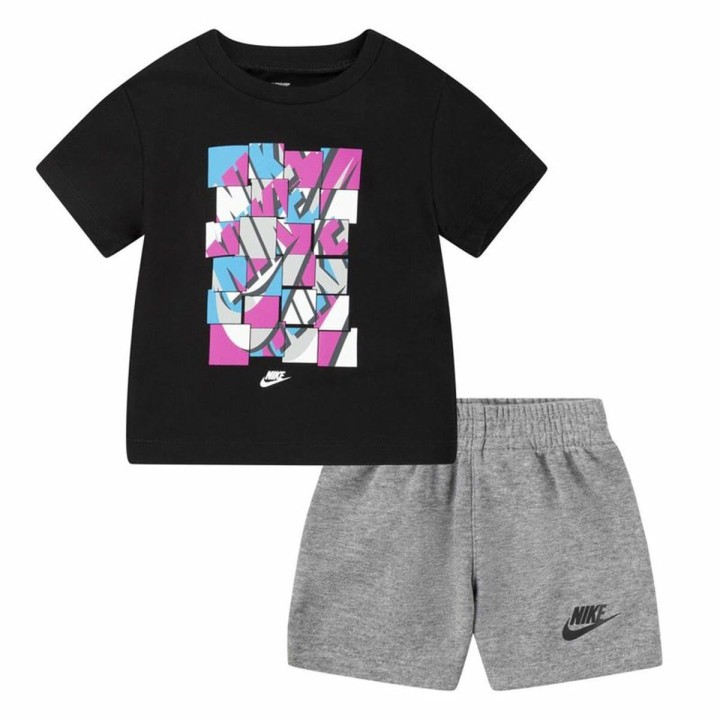 Sportstøj til Baby Nike Nsw Add Ft  Sort Grå