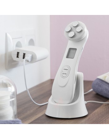 Masseur Facial avec Radiofréquence, Photothérapie et Électrostimulation Wace InnovaGoods