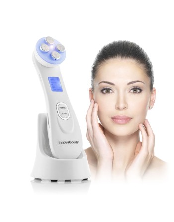 Gesichtsmassagegerät mit Radiofrequenz, Phototherapie und Elektrostimulation Wace InnovaGoods