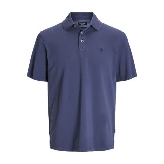 Herren Kurzarm-Poloshirt Jack & Jones JPRBLUWILLIAM  12257315 Blau