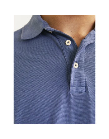 Kortærmet Polotrøje til Mænd Jack & Jones JPRBLUWILLIAM  12257315 Blå