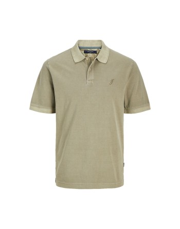 Polo de Manga Corta Hombre Jack & Jones JPRBLUWILLIAM  12257315 Verde