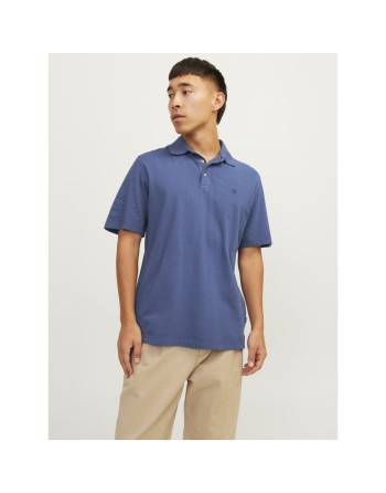 Herren Kurzarm-Poloshirt Jack & Jones JPRBLUWILLIAM  12257315 Blau
