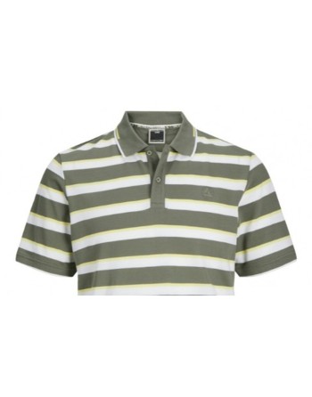 Polo à manches courtes homme Jack & Jones JCOHASS AOP 12254958 Vert