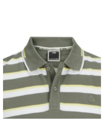 Polo à manches courtes homme Jack & Jones JCOHASS AOP 12254958 Vert
