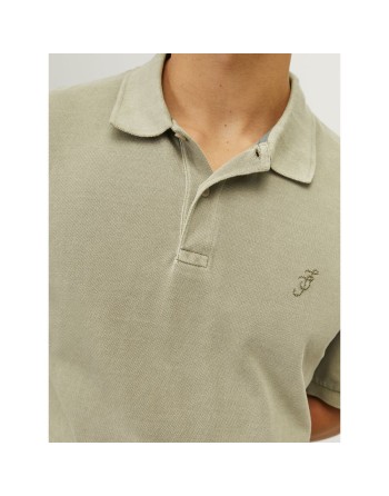 Kortærmet Polotrøje til Mænd Jack & Jones JPRBLUWILLIAM  12257315 Grøn