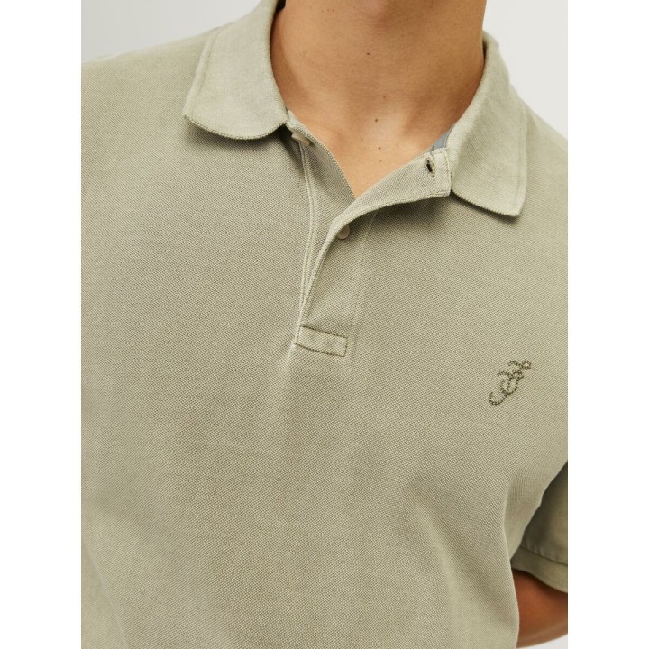 Polo a Maniche Corte Uomo Jack & Jones JPRBLUWILLIAM  12257315 Verde
