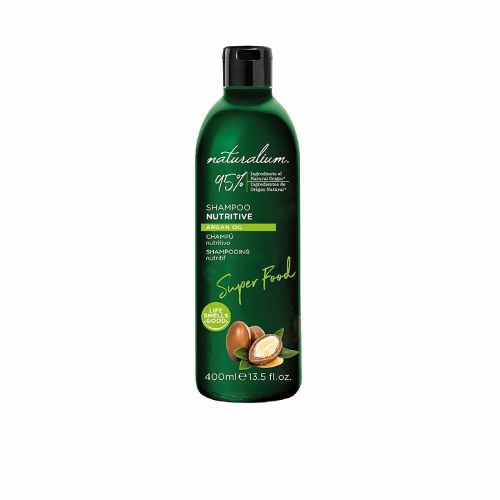 Shampooing nourrissant Naturalium Super Food Huile d'Argan (400 ml)