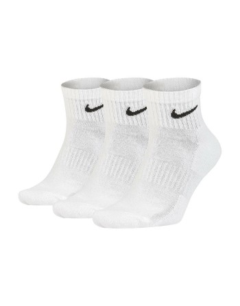Calcetines Deportivos Nike EVERYDAY CUSHIONED SX7667 100 B Blanco