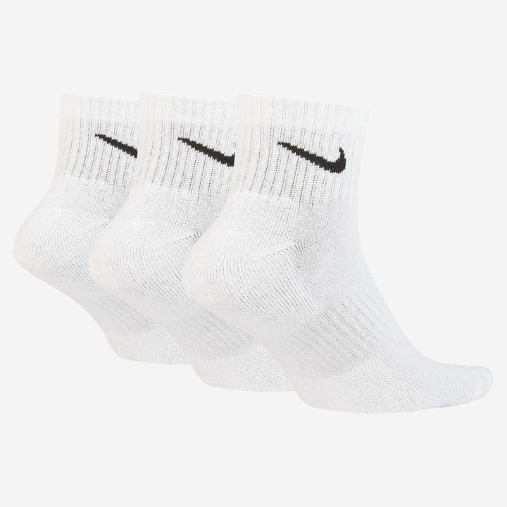 Calzini Sportivi Nike EVERYDAY CUSHIONED SX7667 100 B Bianco