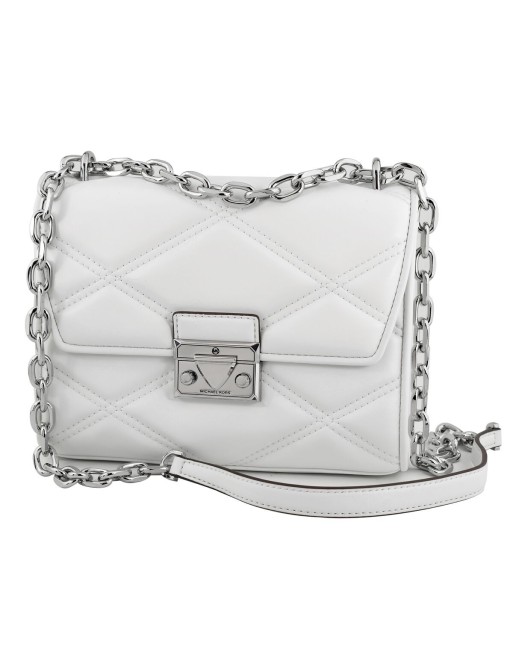 Bolso Mujer Michael Kors Serena Blanco 22 x 16 x 9 cm