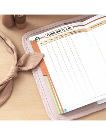 Document Holder Béaba Pink Babies 17,5 x 25,5 x 1 cm