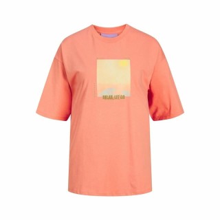 Kortærmet T-shirt til Kvinder Jack & Jones Jxpaige Orange