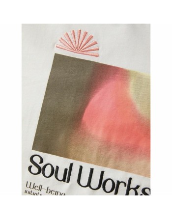 Maglia a Maniche Corte Donna Jack & Jones Jxpaige Bianco