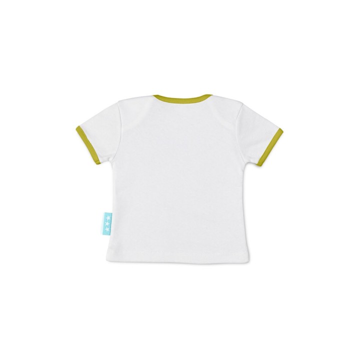 Camiseta de Manga Corta Infantil HappyFriday Moshi Moshi Pretty Parrots Multicolor 6-9 Meses