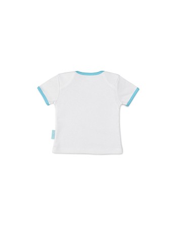 Child's Short Sleeve T-Shirt HappyFriday Mr Fox Hippo Multicolour 12-18 Months