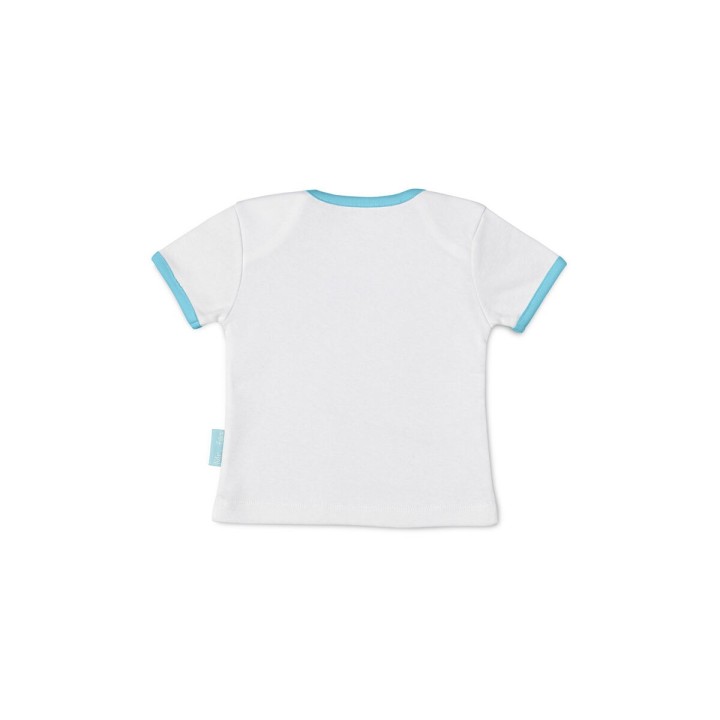 T shirt à manches courtes Enfant HappyFriday Mr Fox Hippo Multicouleur 12-18 Mois