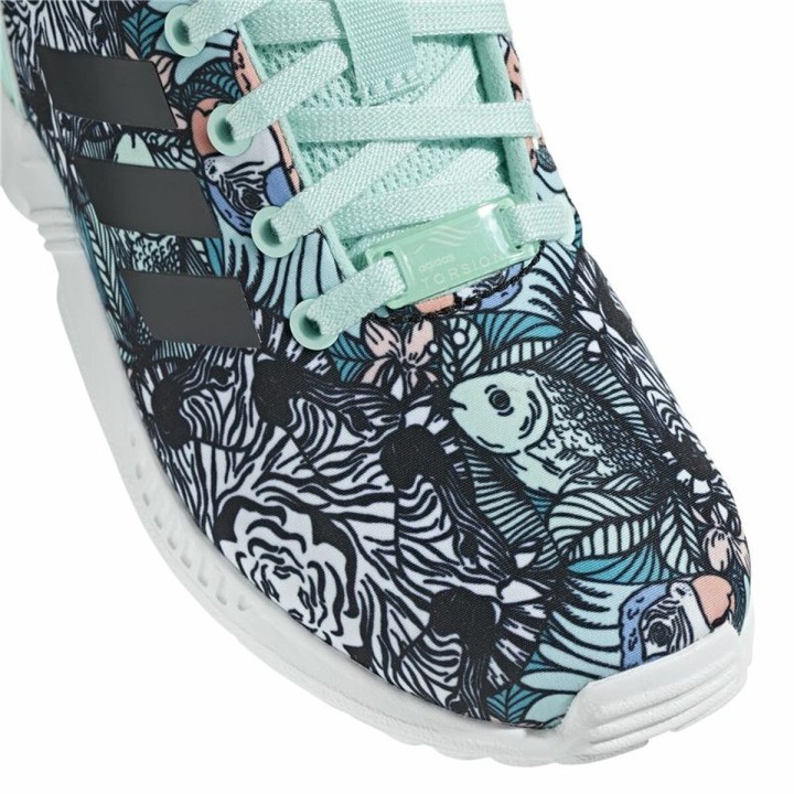 Sportssko til børn Adidas ZX Flux Akvamarin