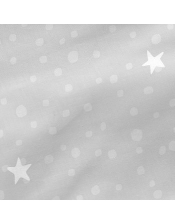 Housse de couette non rembourrée HappyFriday Basic Gris 90 x 200 cm