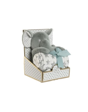 Set Regalo per Neonati Home ESPRIT Azzurro Verde Rosa Poliestere (3 Unità)