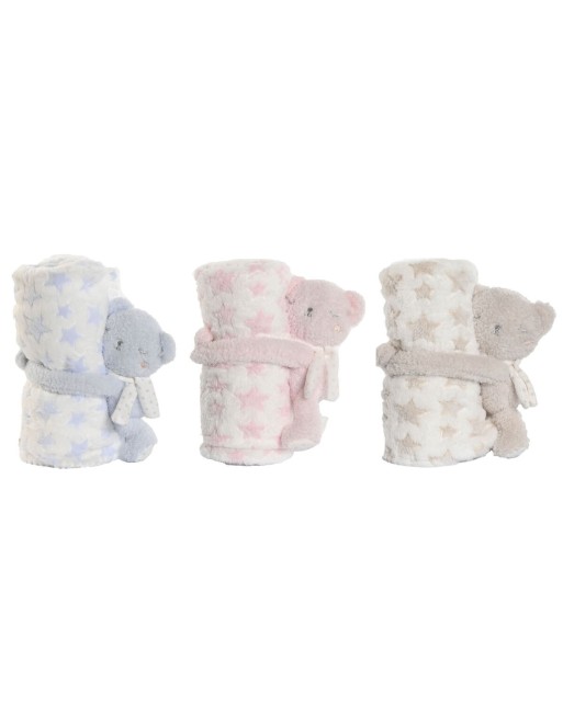 Baby-Geschenk-Set Home ESPRIT Blau Beige Rosa Polyester (3 Stück)