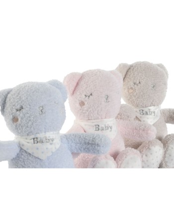 Set Regalo per Neonati Home ESPRIT Azzurro Beige Rosa Poliestere (3 Unità)