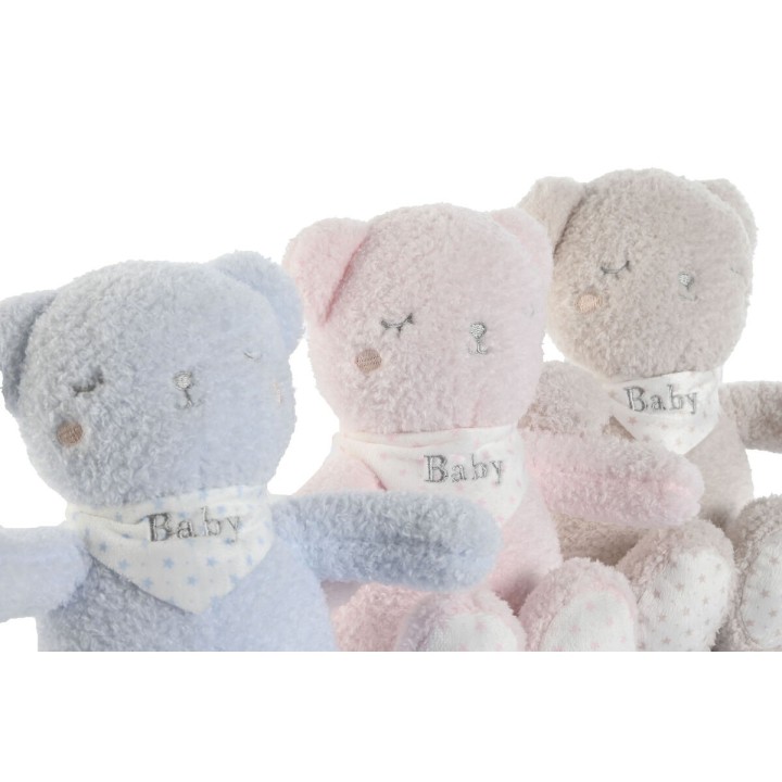 Gavesæt til baby Home ESPRIT Blå Beige Pink Polyester (3 enheder)