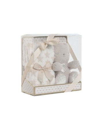 Gavesæt til baby Home ESPRIT Blå Beige Pink Polyester (3 enheder)