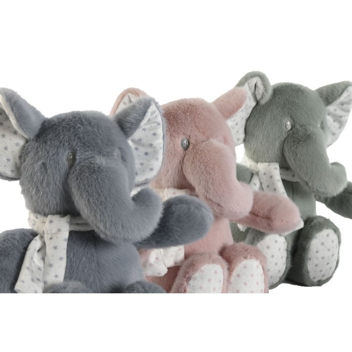 Coffret Bébé Home ESPRIT Bleu Vert Rose Polyester (3 Unités)