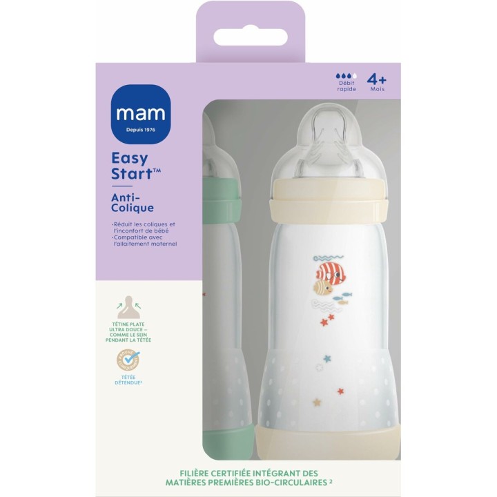 Biberon MAM sea Verde Beige