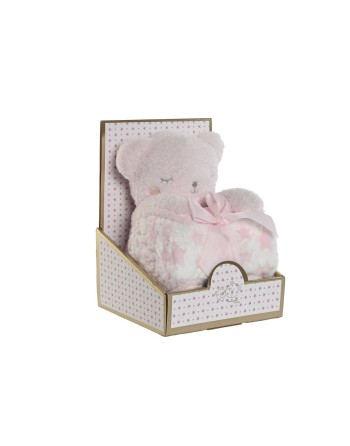 Gavesæt til baby Home ESPRIT Blå Beige Pink Polyester (3 enheder)