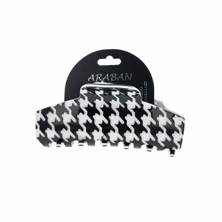 Klemme Araban Sort Hvid (9 cm)